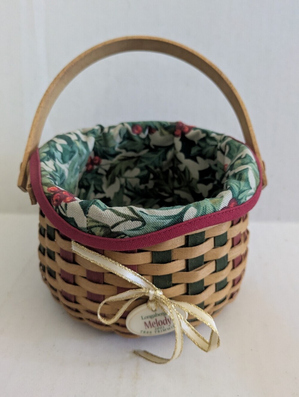 Longaberger Melody Tree Trimming Basket